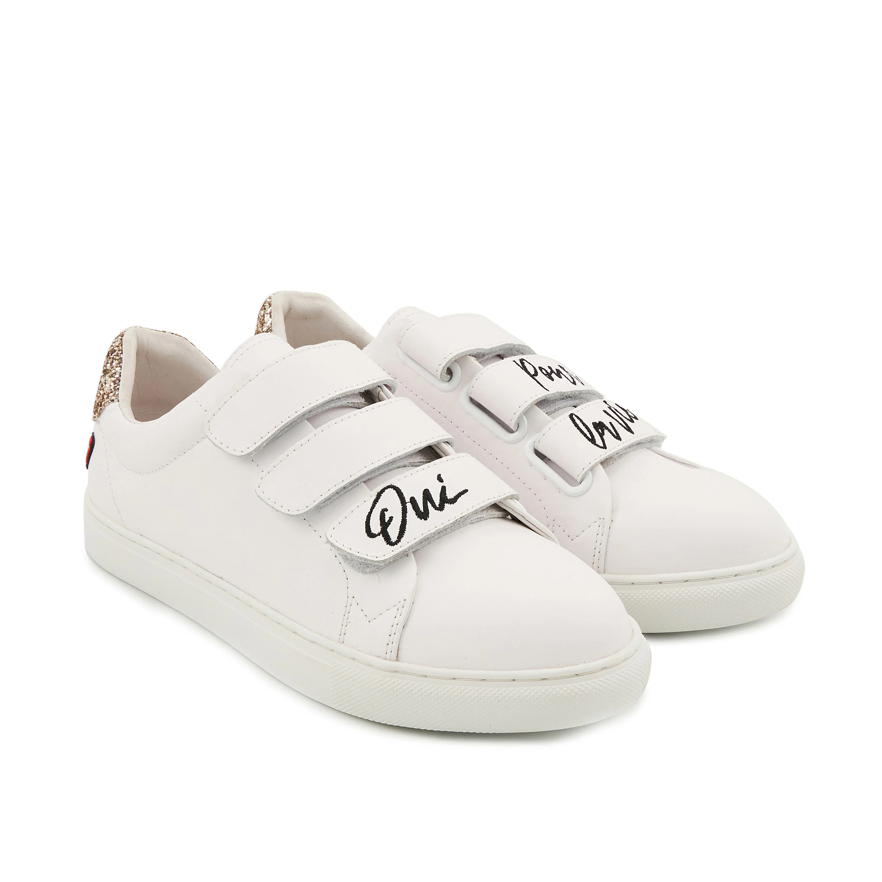 EDITH POUR LA VIE - Sneakers en cuir | Blanc
