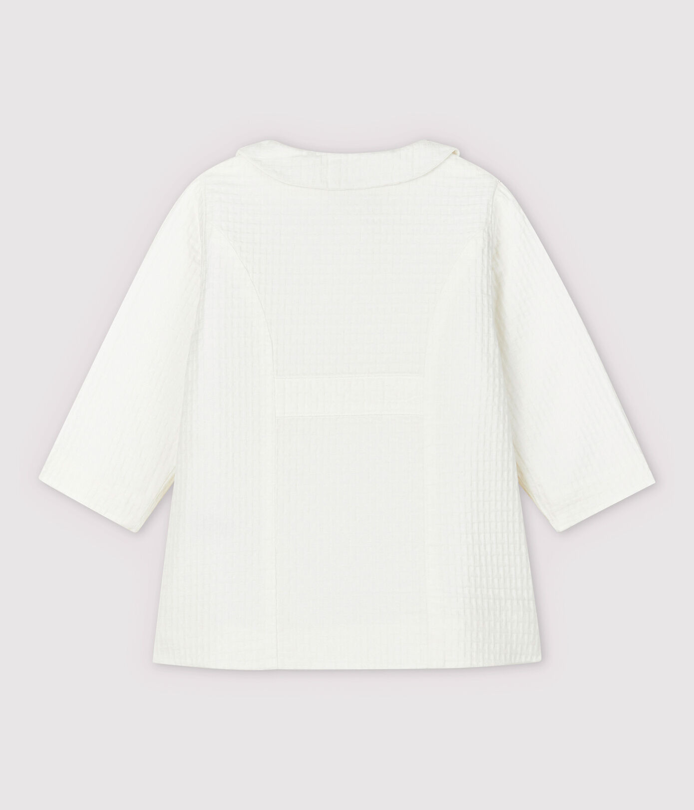 Veste cérémonie en chaîne et trame bébé fille