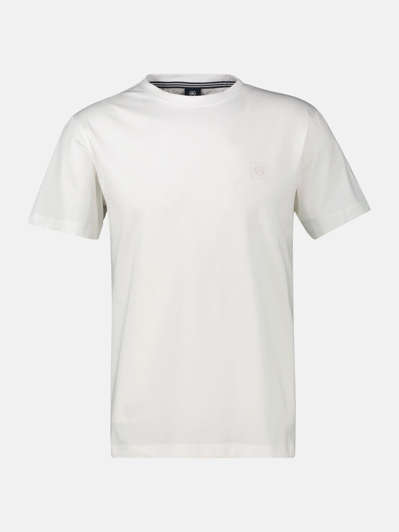 Basic T-Shirt mit LERROS Logo-Print