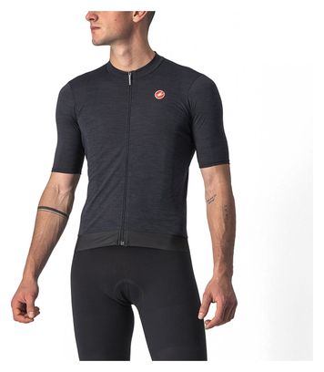 Maillot Manches Courtes Castelli Finisseur Noir