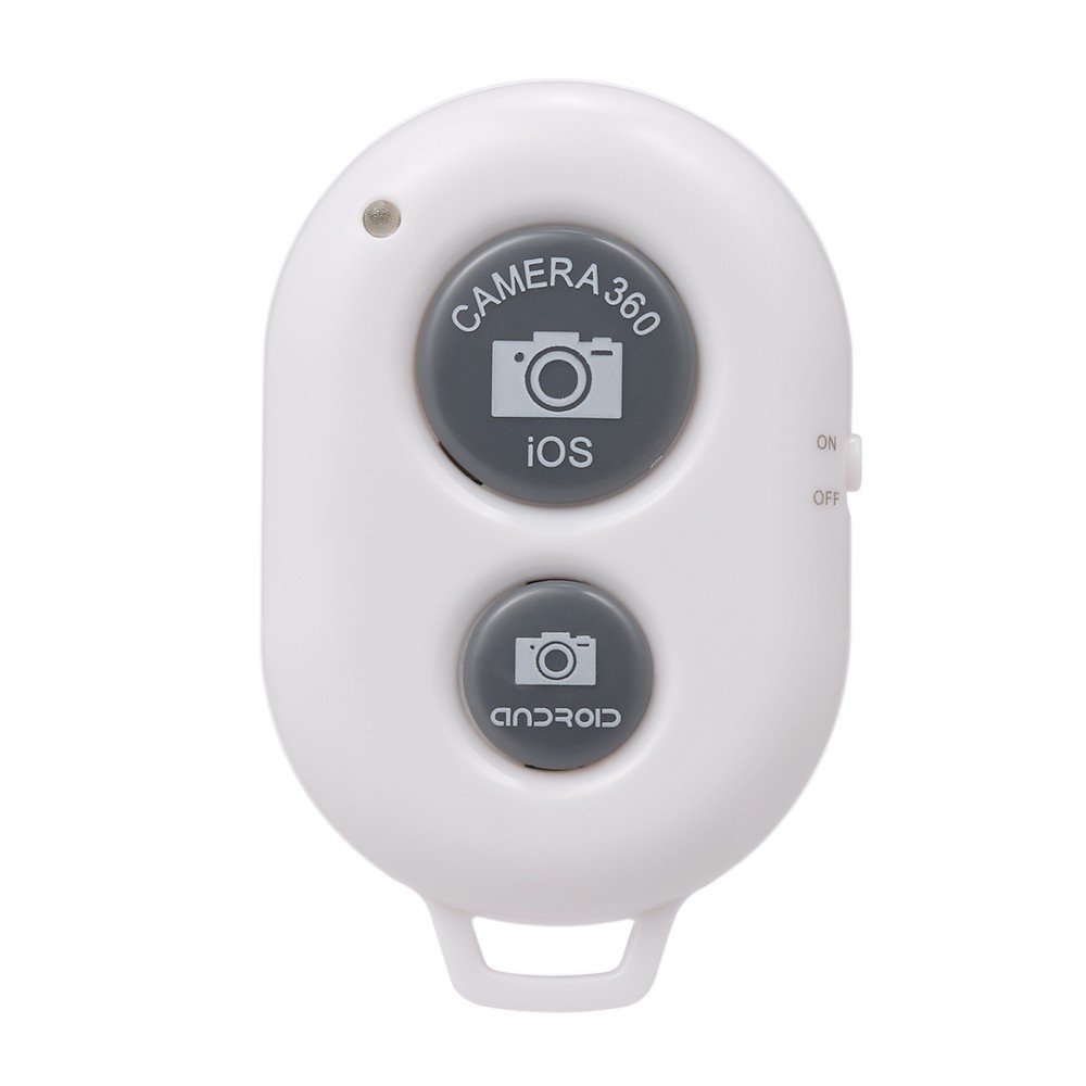 Selfie Bluetooth 3.0 Kamera Fernauslöser Remote Control iOS / Android - Weiss
