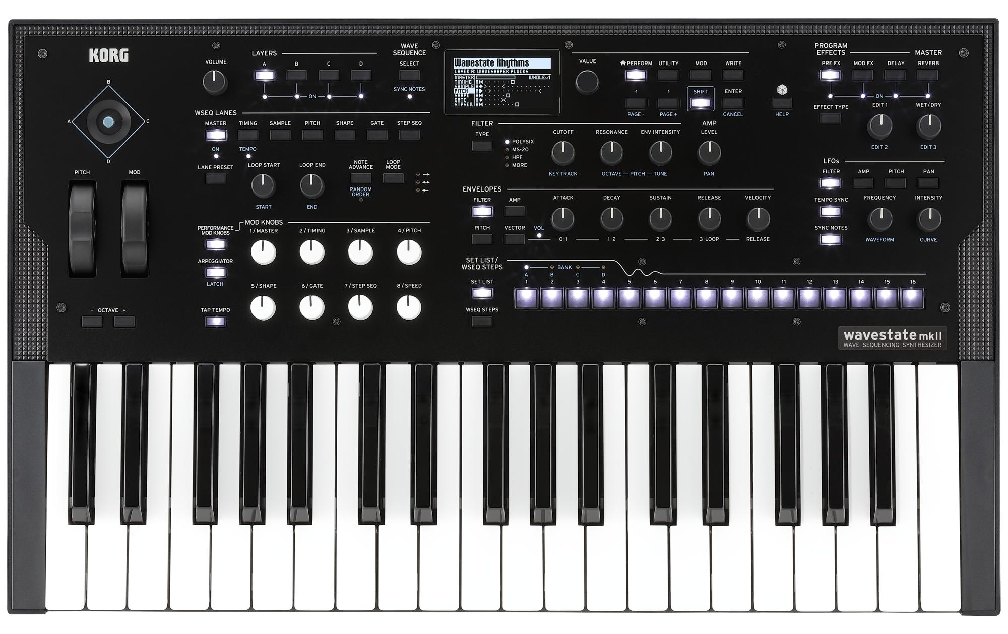 Synthesizer wavestate – mk II<br>Legendäre Synthese, radikal neu interpretiert
