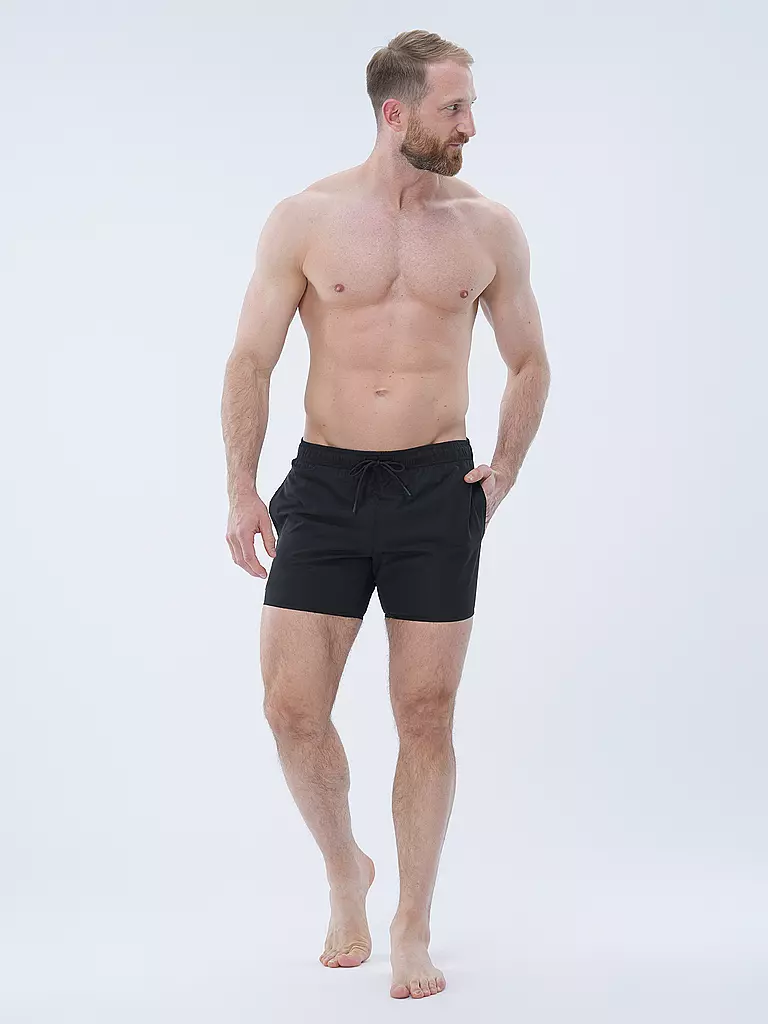 LACOSTE Badeshorts schwarz