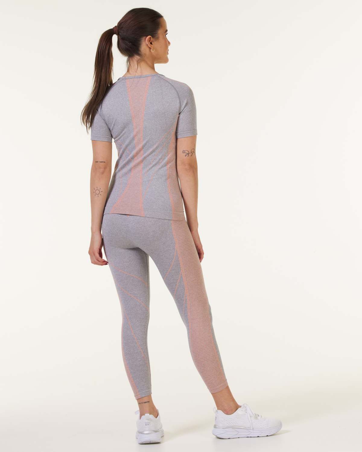 LEVITY Edge Seamless Tights Orange Peach