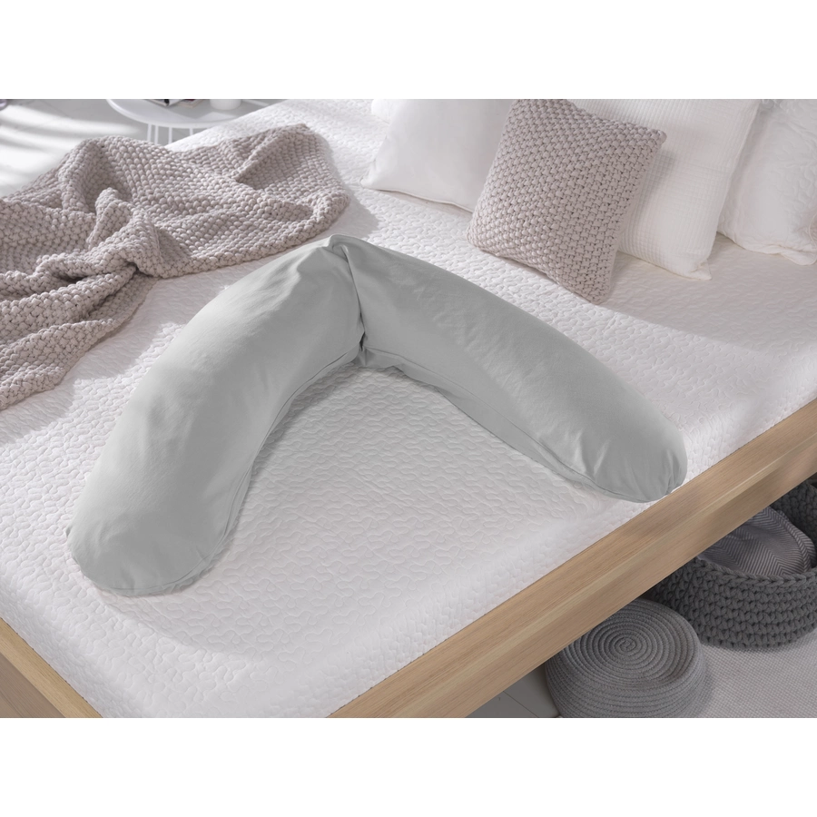 THERALINE Das Original Stillkissen inkl. Bezug grauBambus-Kollektion
