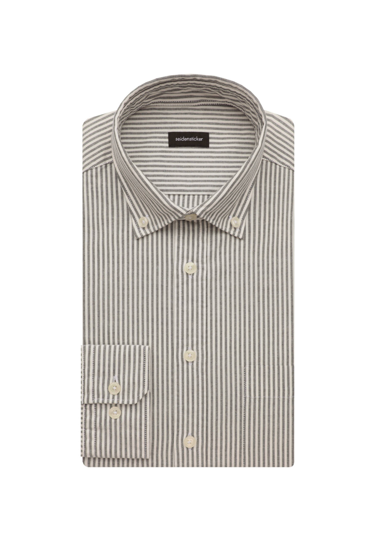 Seidensticker| Herren Casual Hemd Schwarze Rose