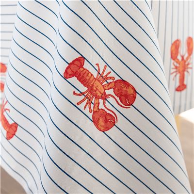 Nappe coton motif homard