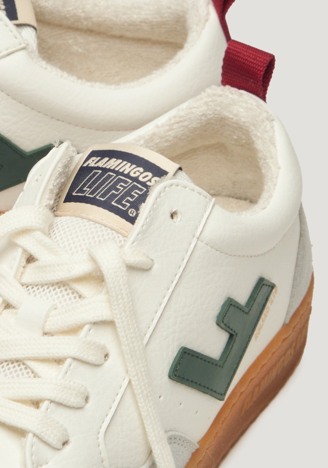 Flamingos Life Sneaker Roland V.10 White Forest Naturale
