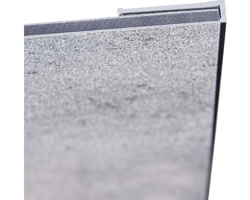 Eindprofiel Schulte Decodesign 2550 mm vlak chroom voor 3 mm douchewand