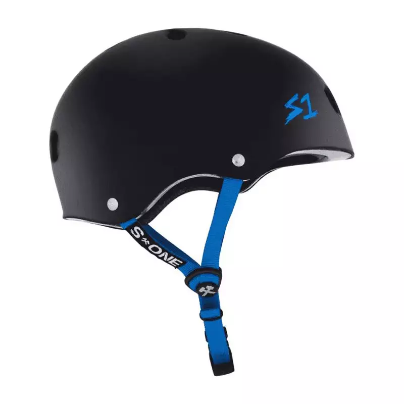 Casque S-ONE Lifer Matte black cyan straps