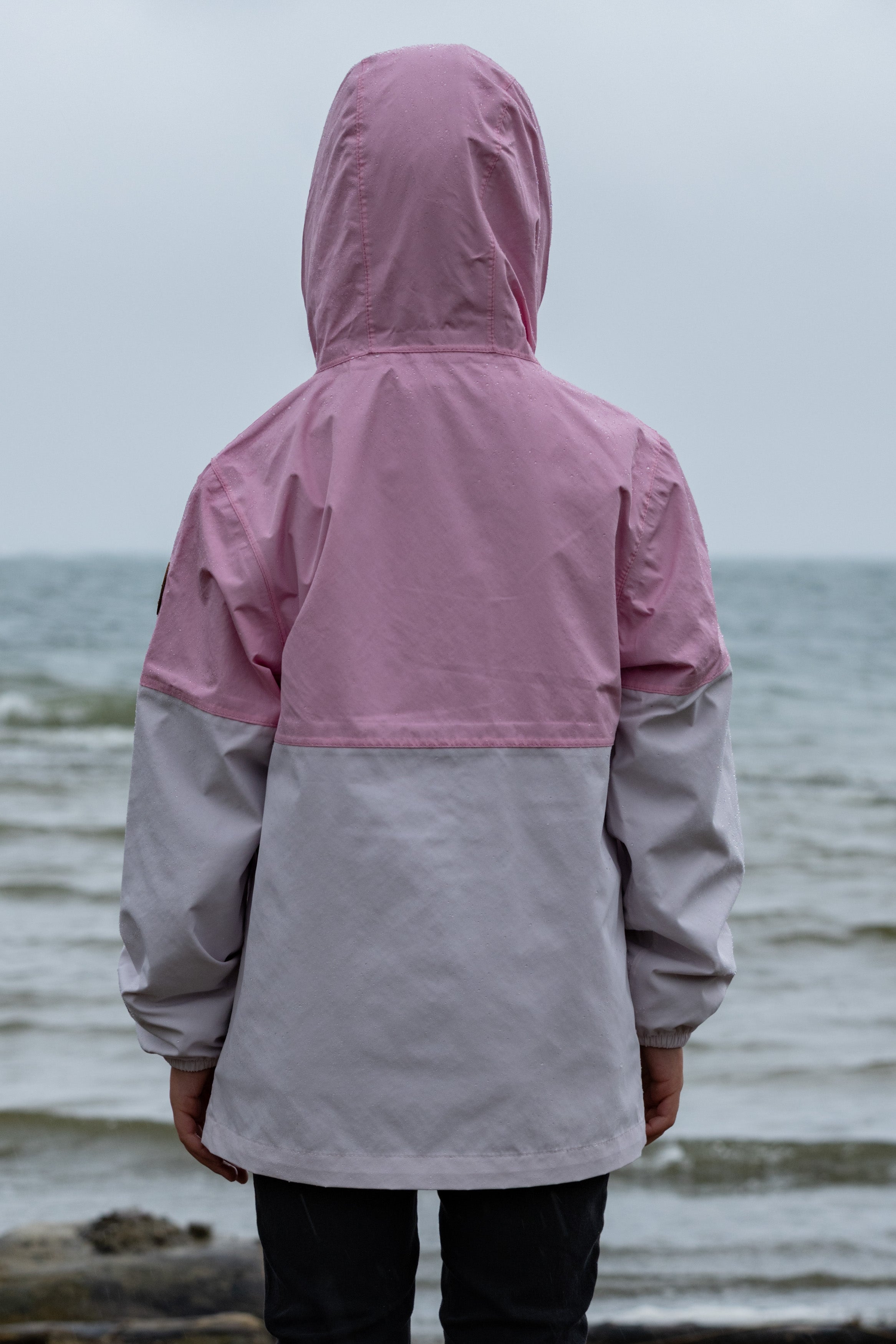 Kinder Regenjacke Travellight pink
