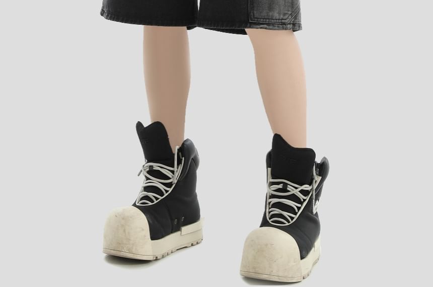 Banash - Gewassen denim shorts met elastische taille