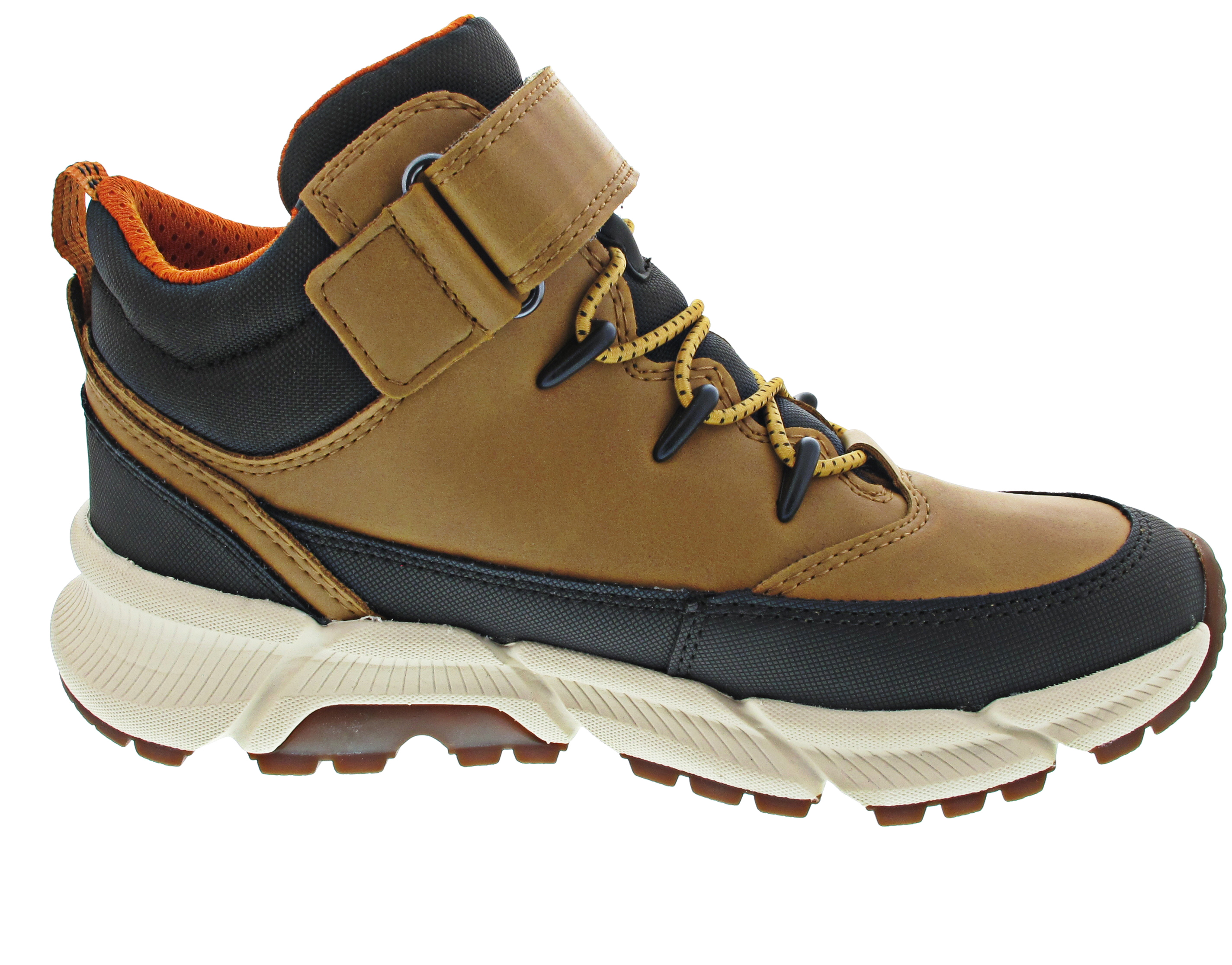 Geox Flexyper Plus Boy Klettstiefel TEX braun