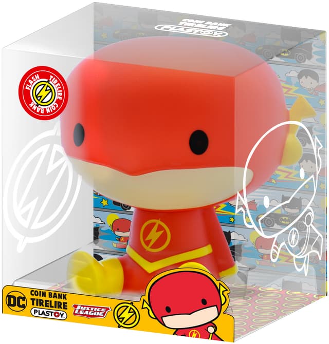 Plastoy Chibi The Flash sparebøsse