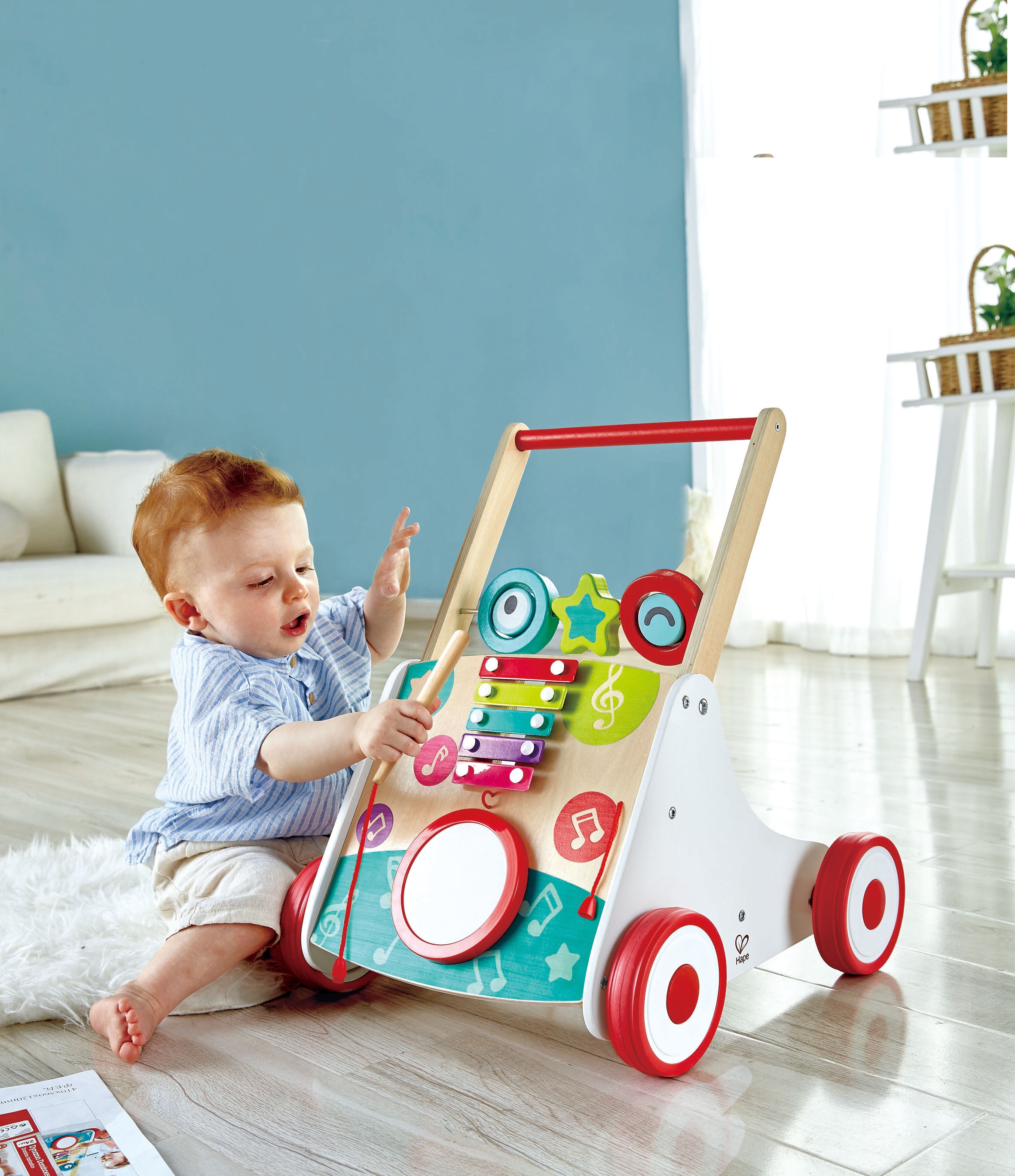 Hape Lauflernwagen »Musik« aus Holz