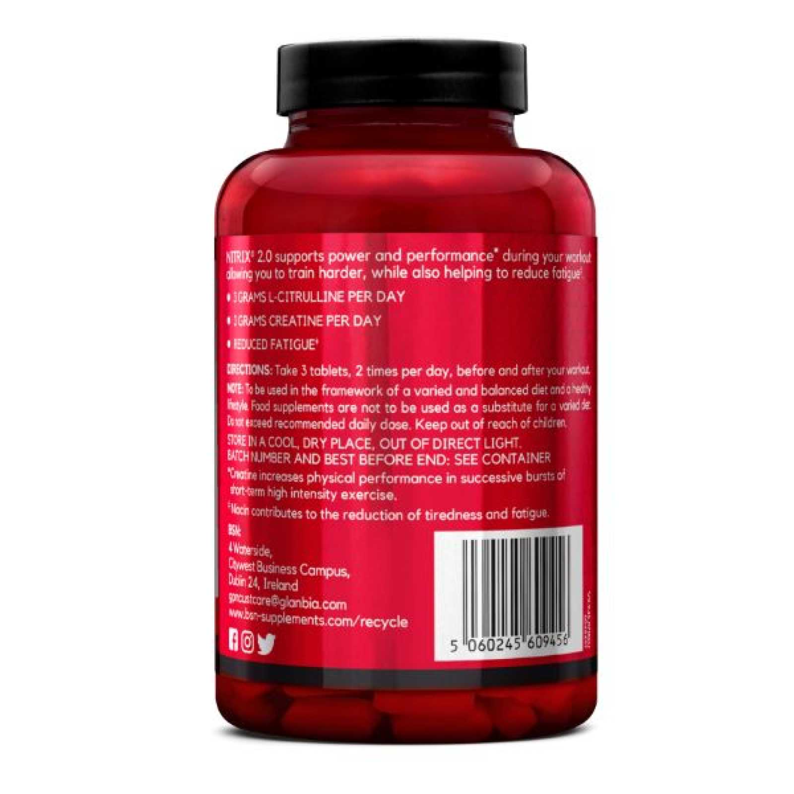 BSN Nitrix 2.0 EU 180 comprimidos