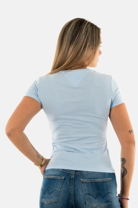 Tee shirt tommy jeans dw0dw20459 c3q sweet blue