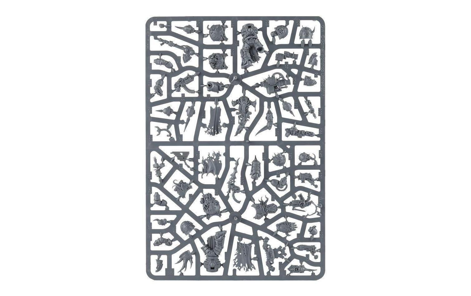 Figurenset Warhammer 40.000 Death Guard Plague MarinesBausatz für 7 Figuren