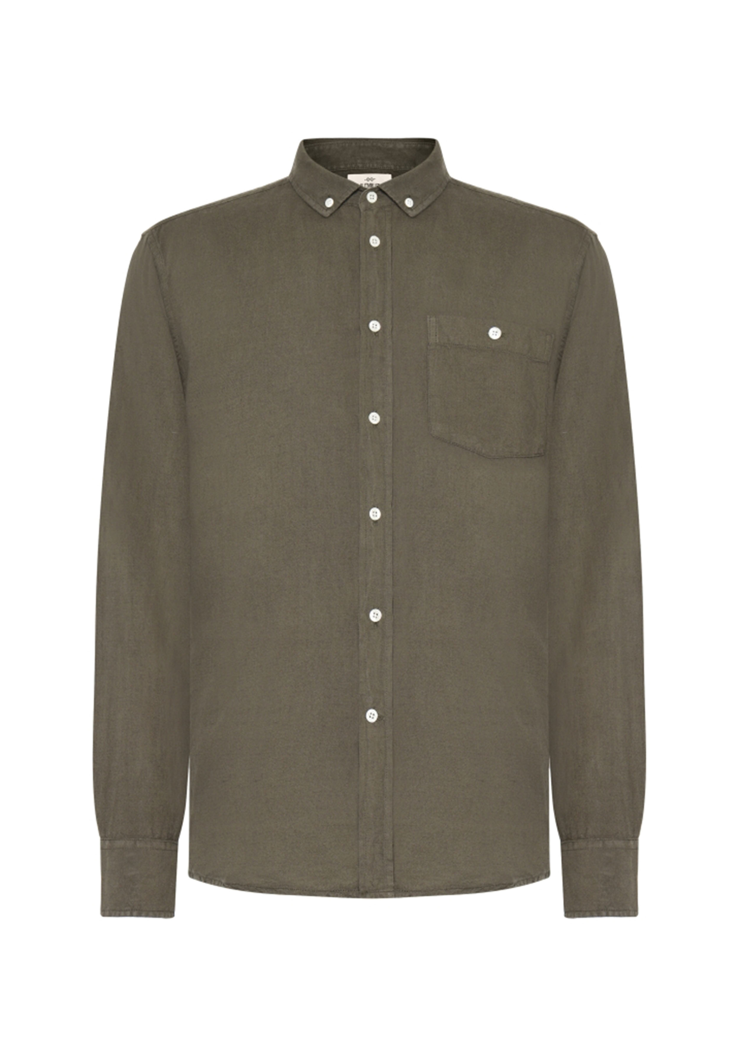 Klitmøller Collective Leinenhemd Benjamin Linen Shirt Taupe