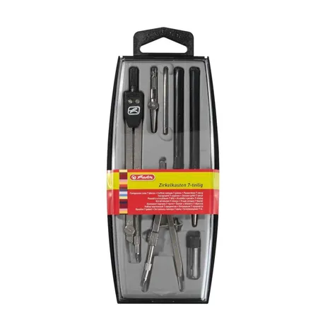 Herlitz Zirkelkasten 7-teilig