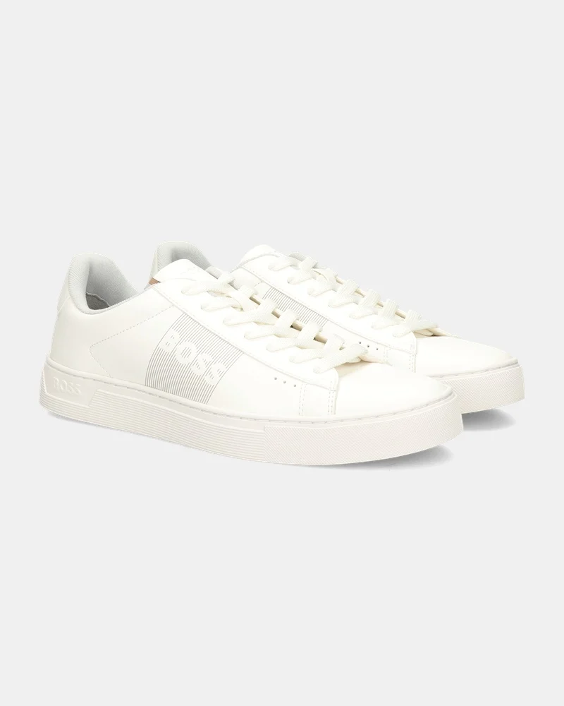 BOSS Rhys Tenn Lage sneakers  - wit