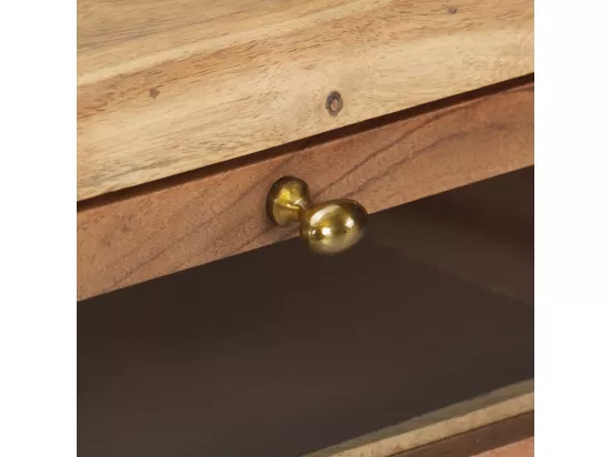 Table console 90x35x76 cm Bois d'acacia massif