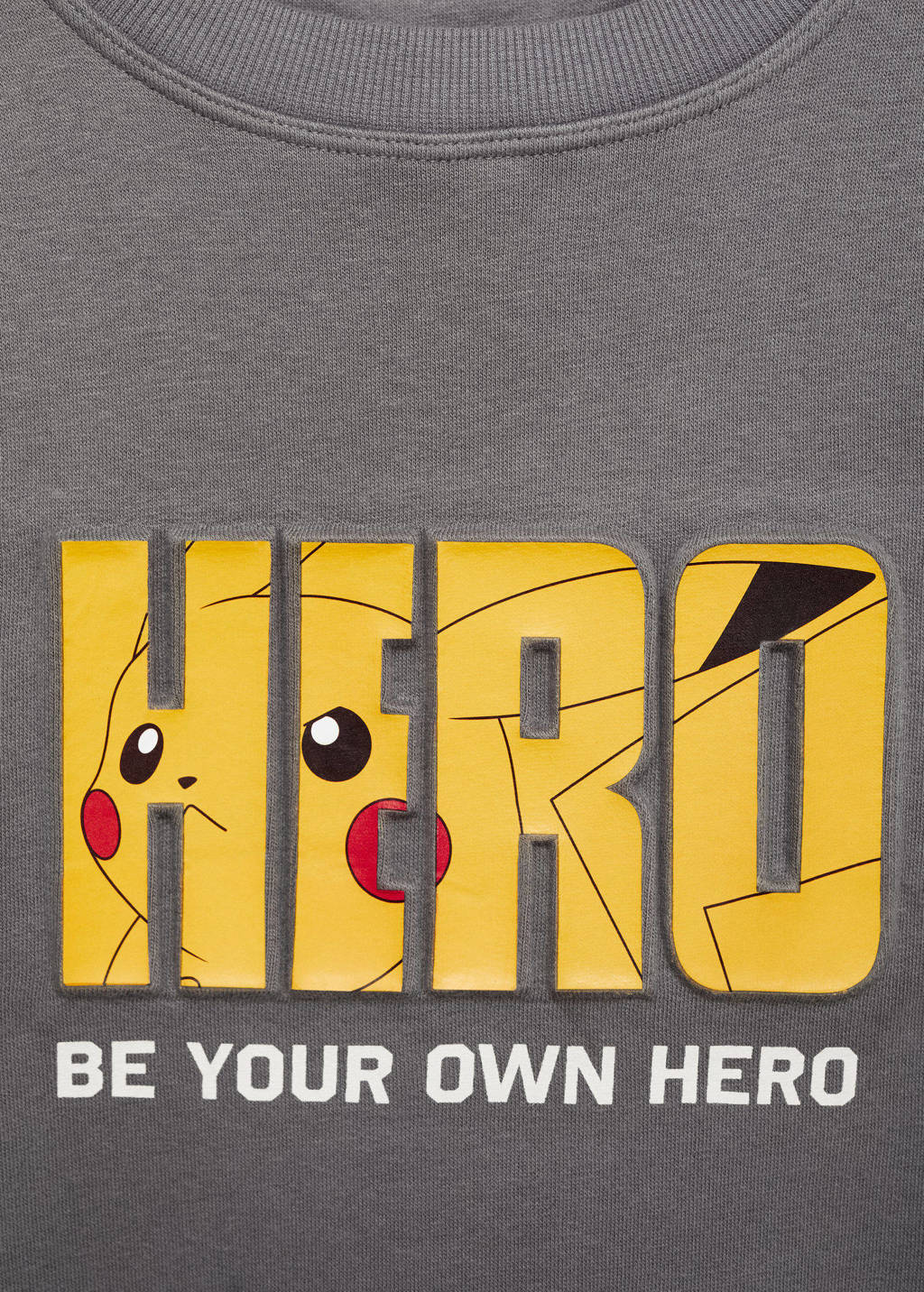 Mango Kids Pokemon sweater antraciet