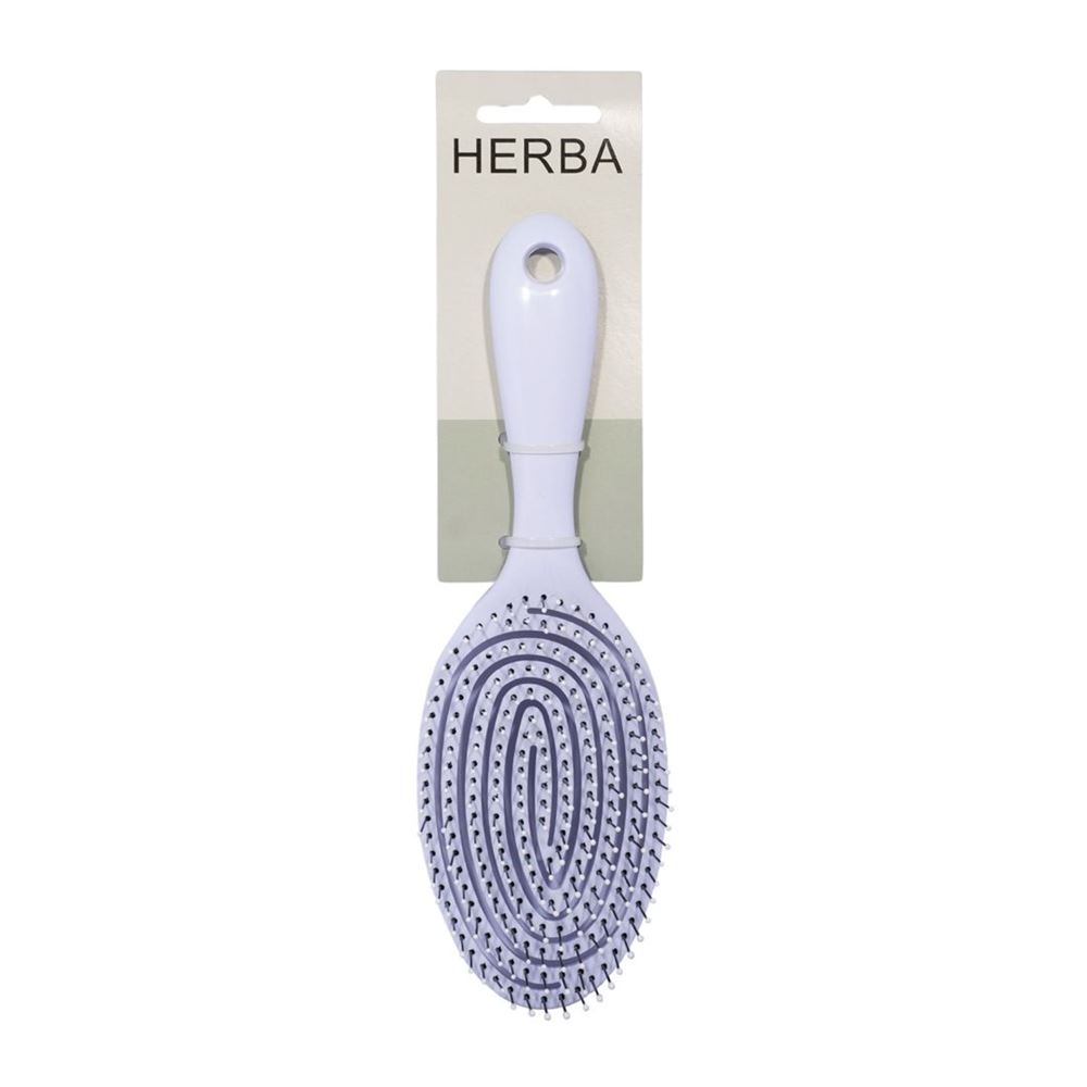 HERBA 3D Spiral Entwirrbürste 23cm weiss gross 1 Stk