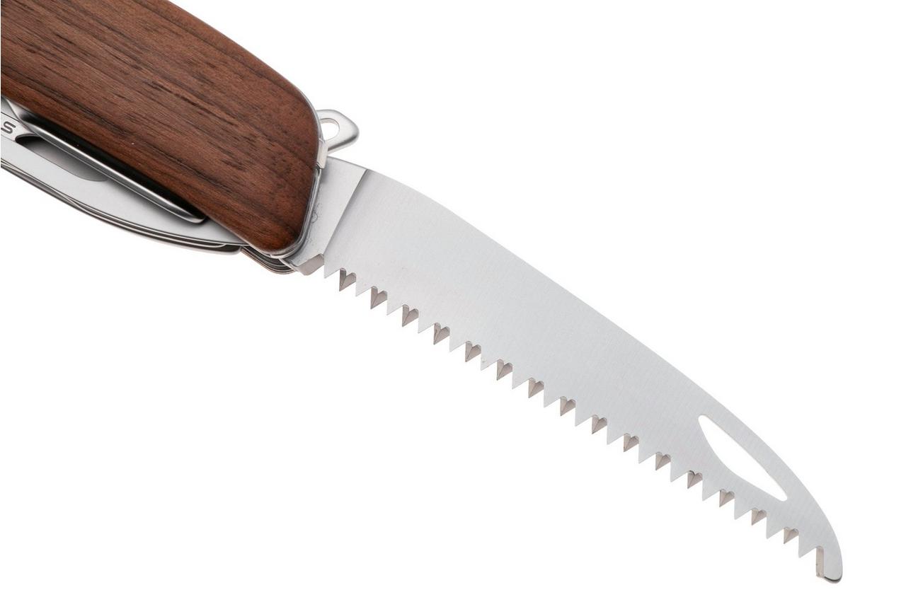 Swiza D09 R AM, KNR.0136.6300, Walnut, Zwitsers zakmes, 9 tools