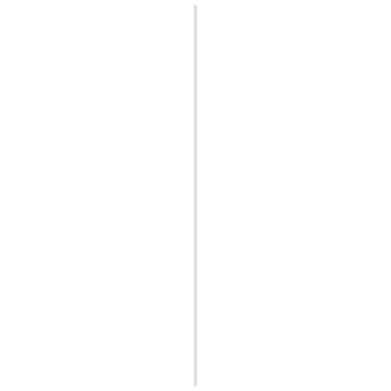 Tussenprofiel kunststof wit 21x25 mm lengte 260 cm