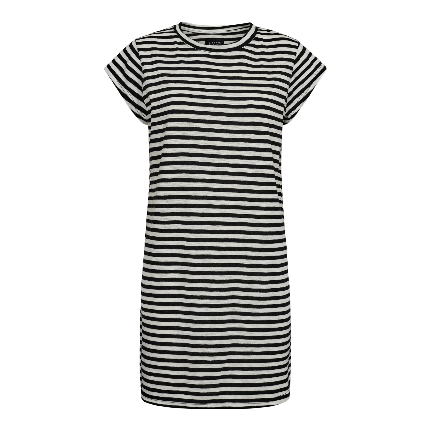 Liberte Ulla-Stripe-Tshirt-Dress black white stripe
