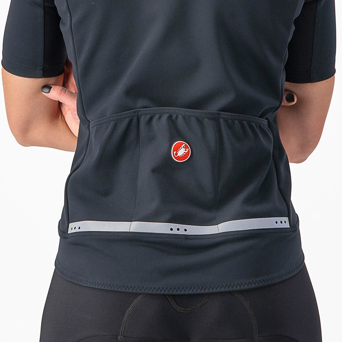 Castelli Gabba RoS 2 Fietsshirt Korte Mouwen Zwart Dames