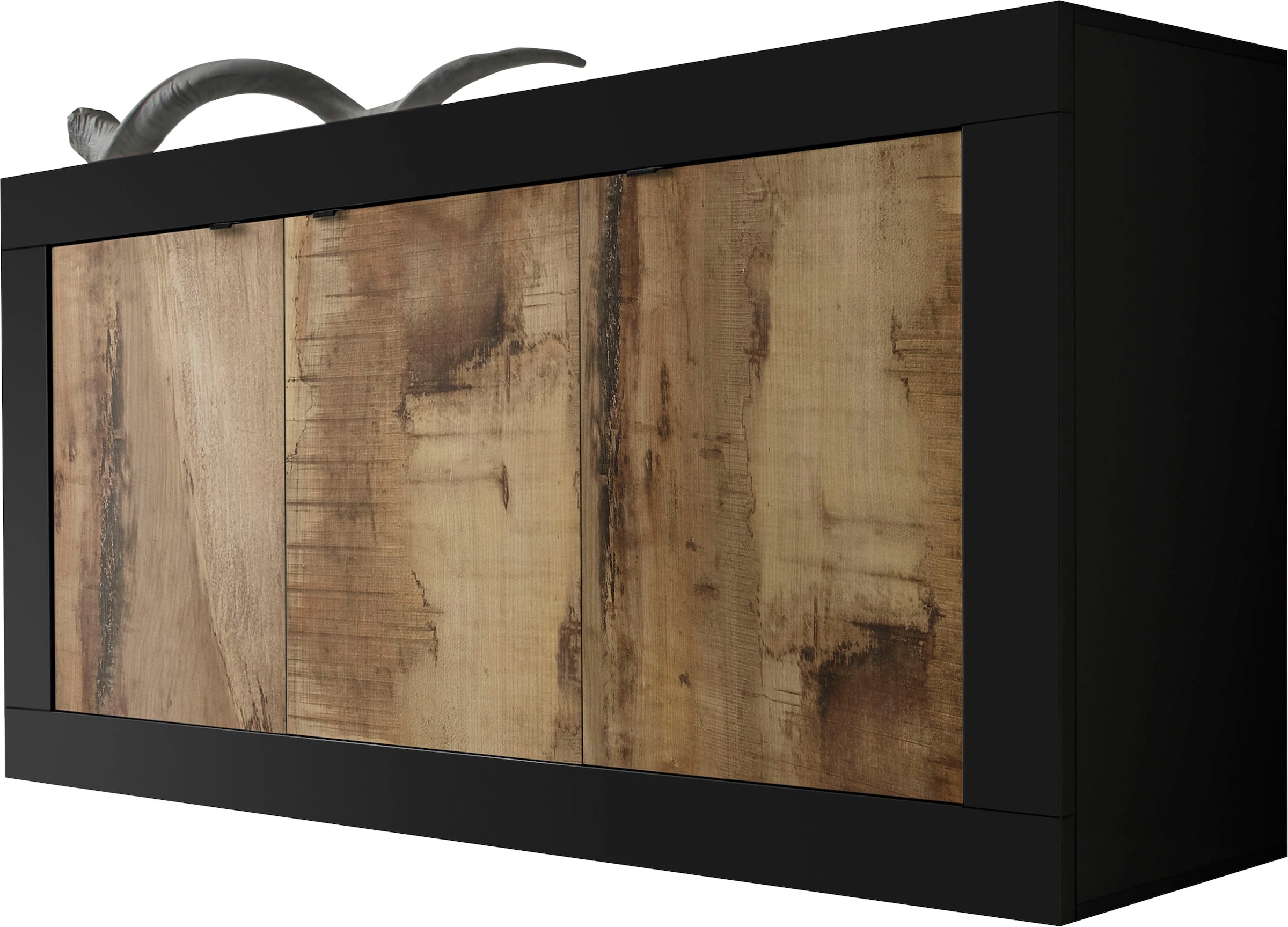 INOSIGN Sideboard »Basic Breite 160 cm, Kommode 3 Türen, Anrichte,« Metallgriff, moderne Rahmenoptik, viel Stauraum, Farbauswahl