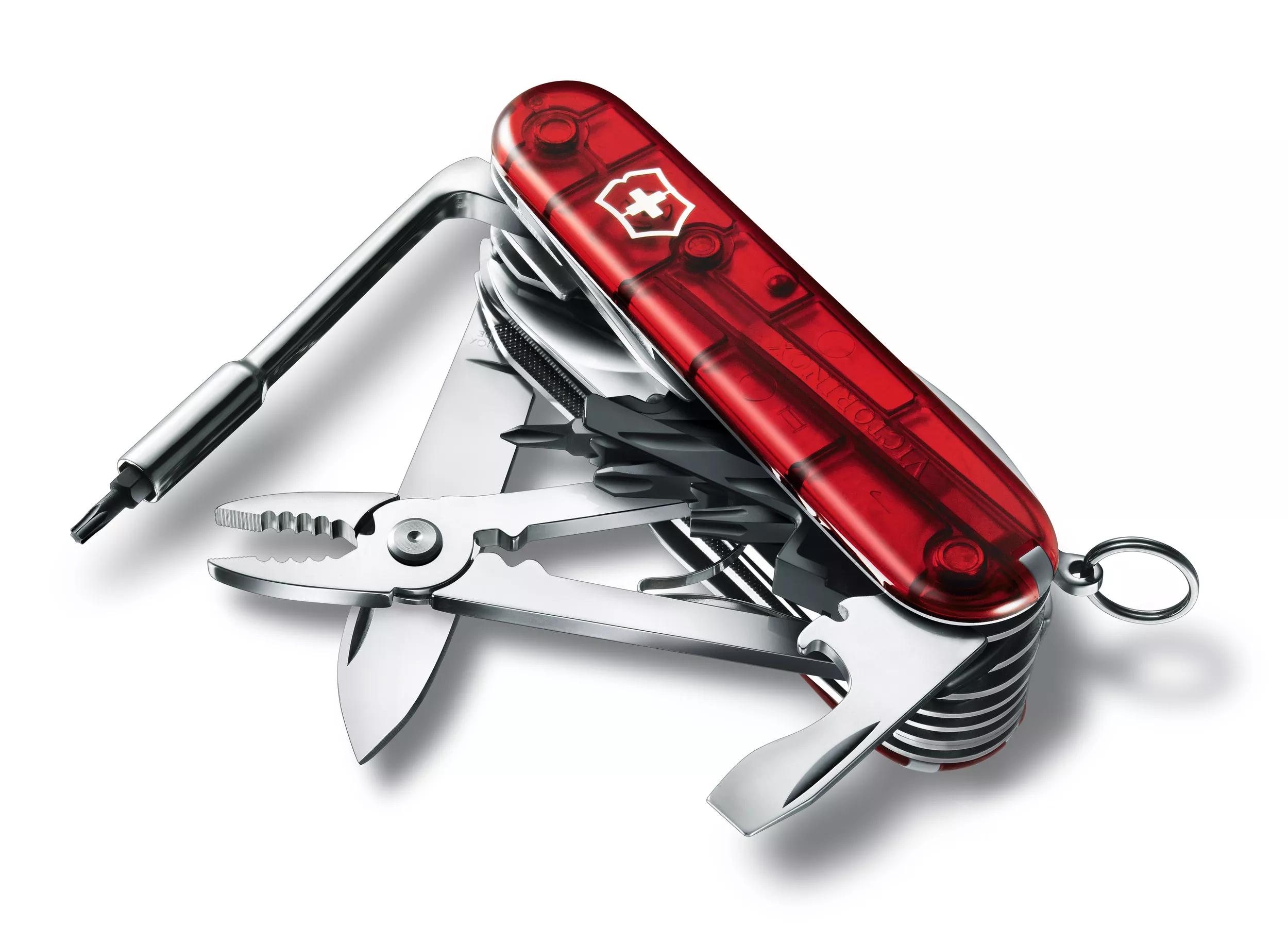 Cyber Tool L-rot transparent