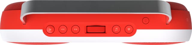 Polaroid Music P3 trådløs, transportabel højttaler (rød/hvid)