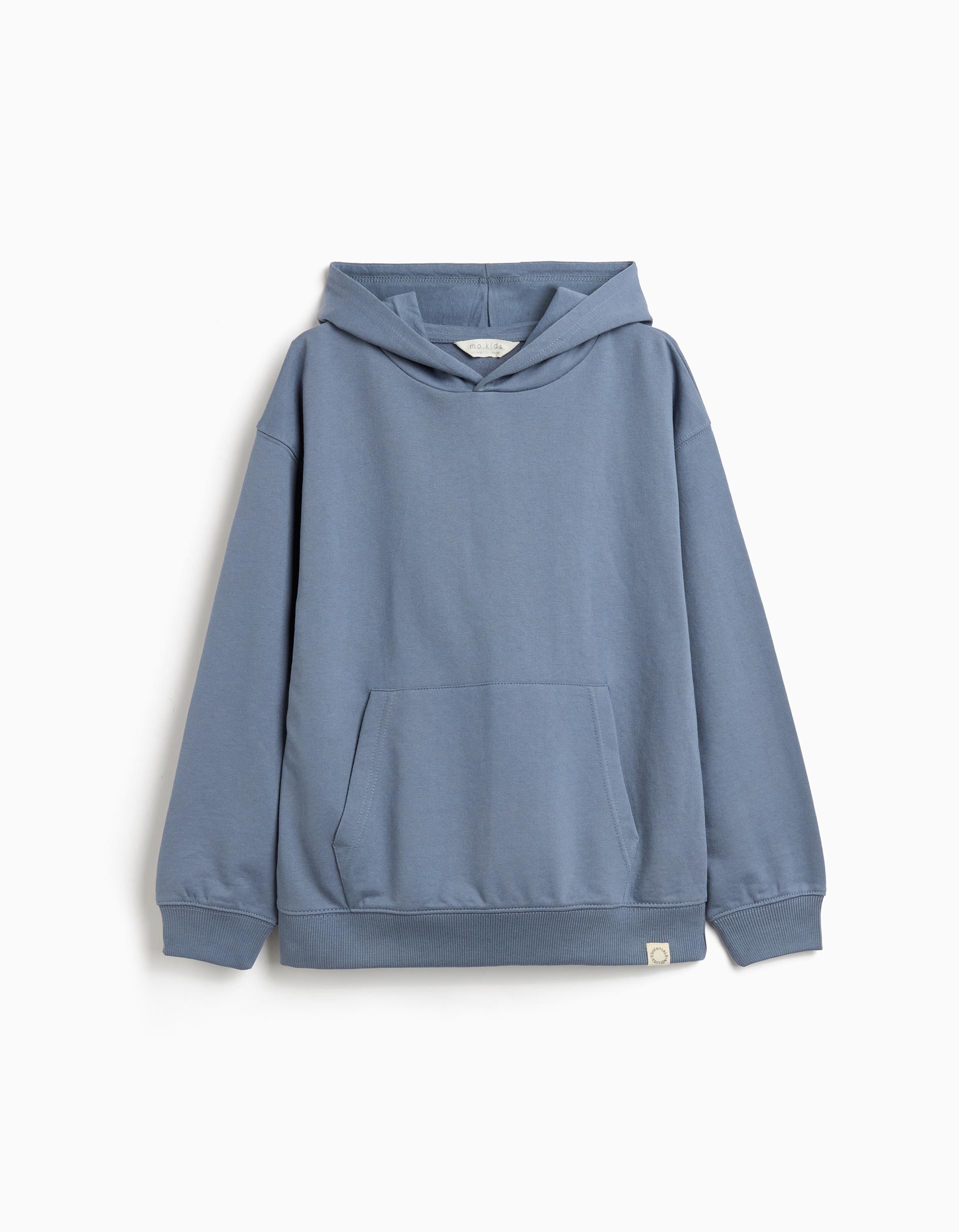 Sweatshirt de Felpa Capuz, Menino, Azul
