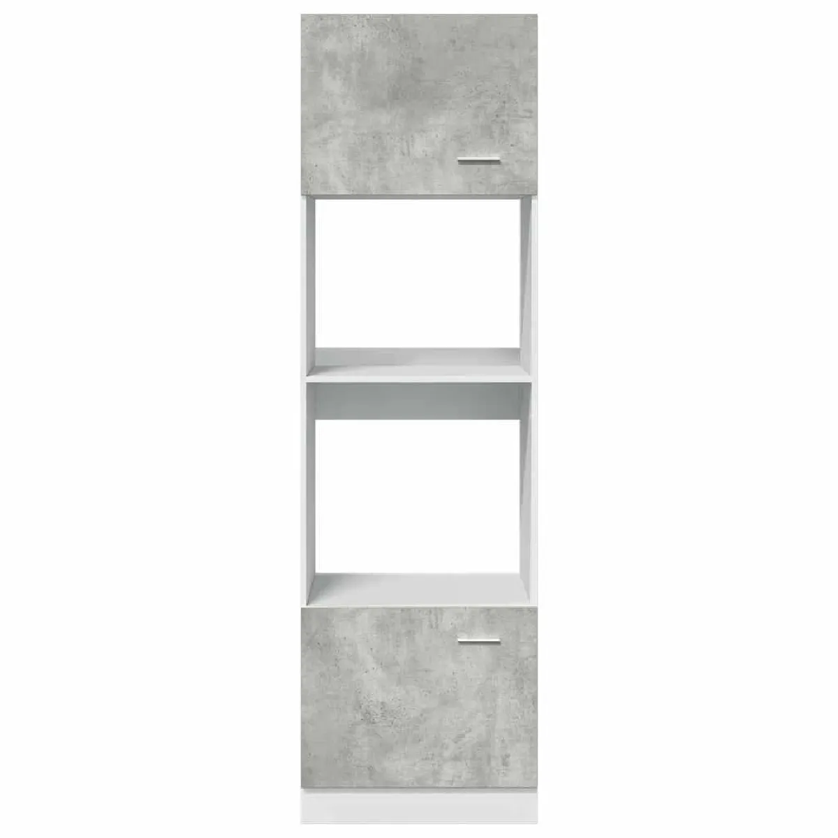vidaXL Armoire à micro-ondes - Gris béton