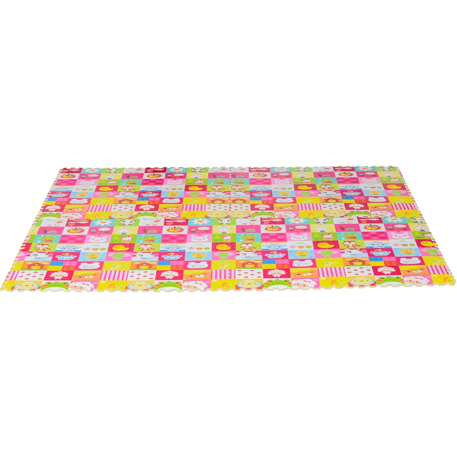HOMCOM Puzzlematte 16-teilig mehrfarbig
