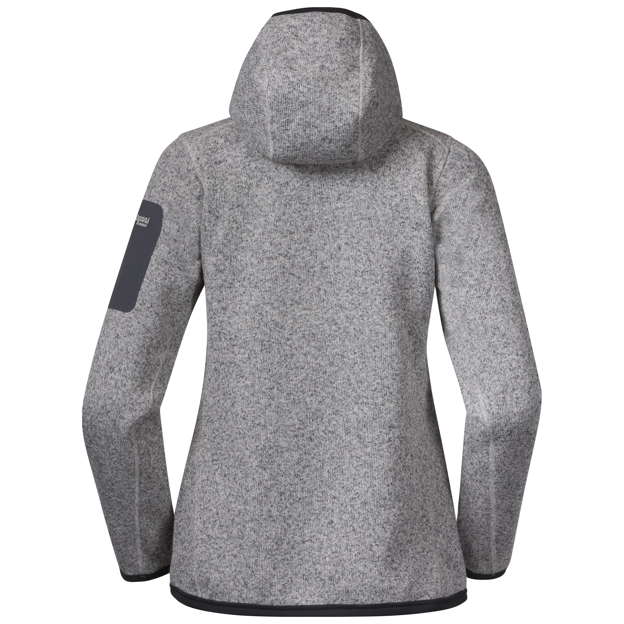 Kamphaug Knitted Hoodie Dame Chalk Sand