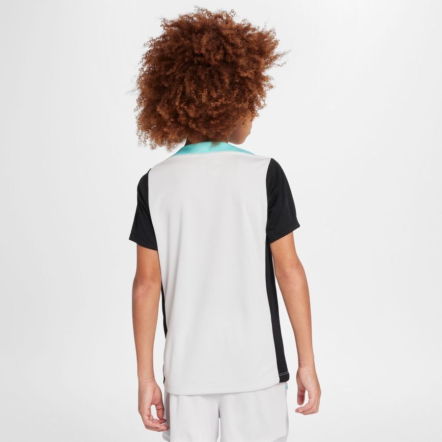 Nike T-shirt d'Entraînement Dri-FIT Strike - Blanc/Noir/Turquoise Enfant