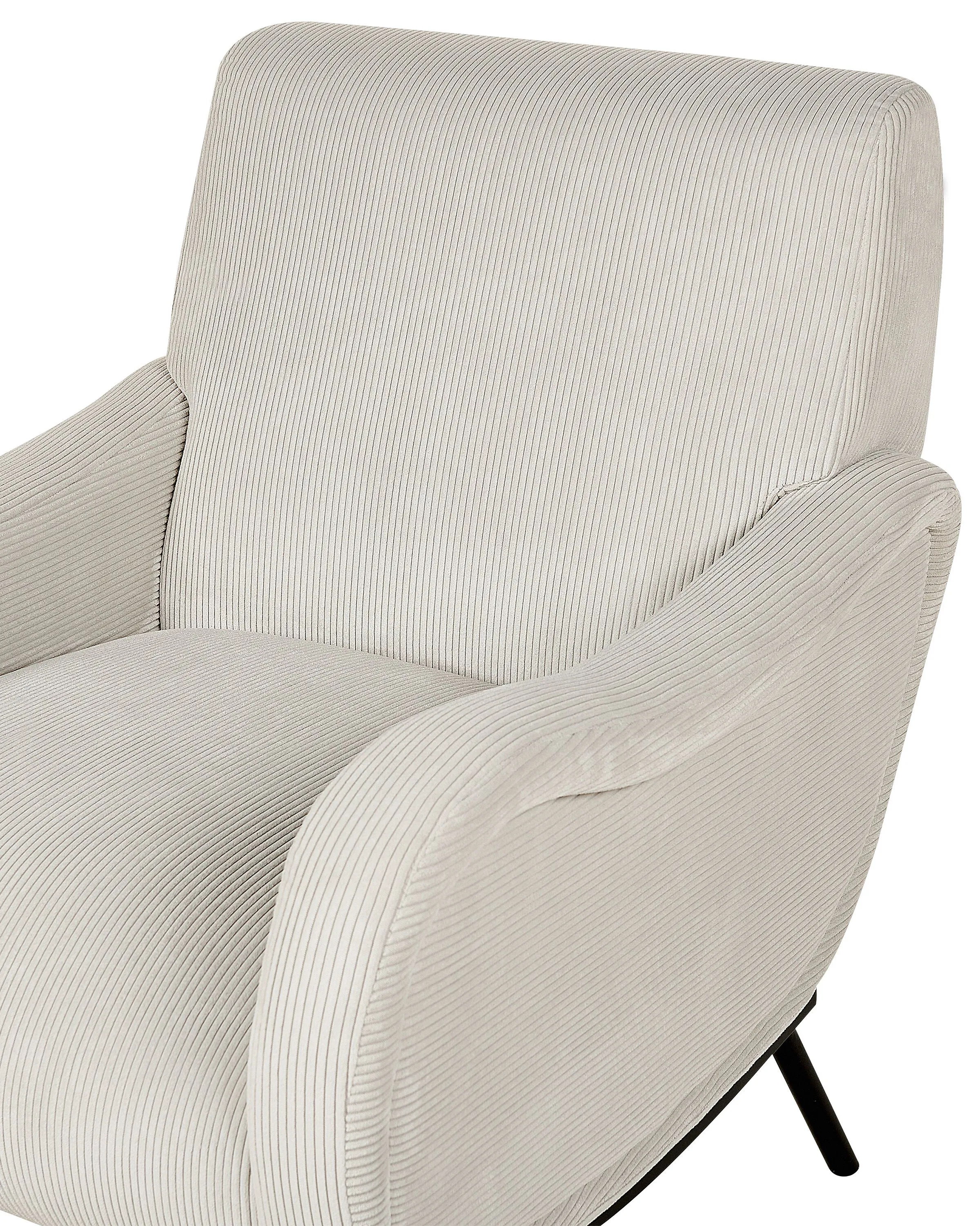 Fauteuil ALMIND Corduroy Lichtgrijs