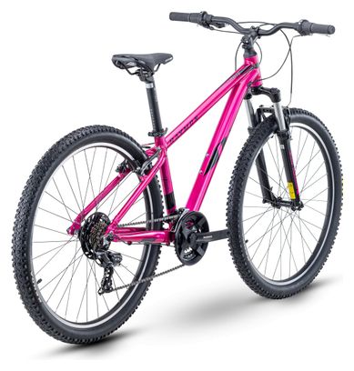 VTT Semi-Rigide Raymon SevenRay 1.0 Shimano Tourney 7V 27.5'' Rose / Noir