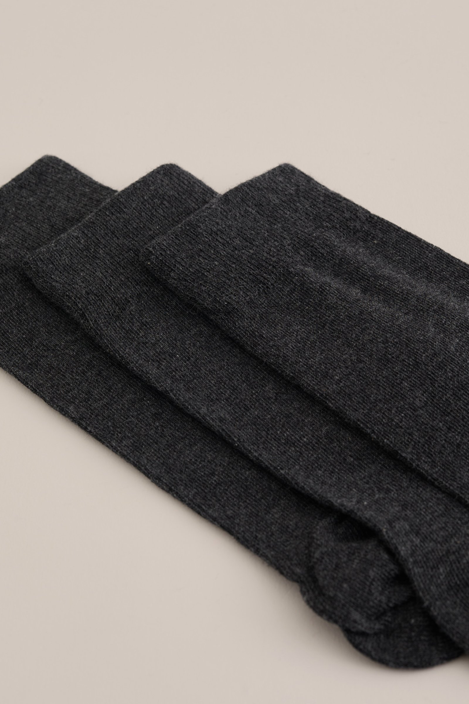 sokken, 3-pack WE Fashion Donkergrijs gemeleerd
