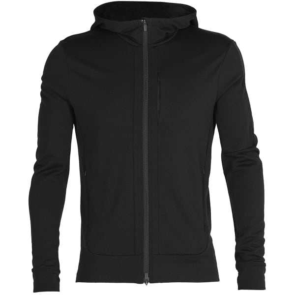 Veste polaire ICEBREAKER QUANTUM III LS ZIP HOODIE BLACK