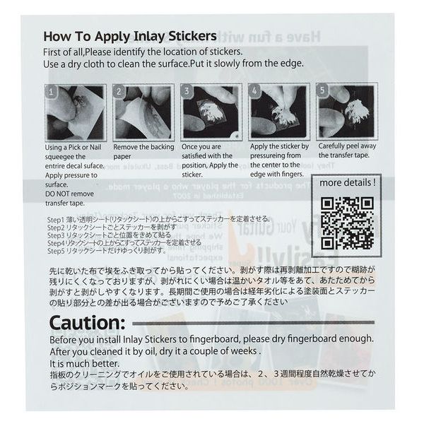 Jockomo Little Mermaid Inlay Sticker