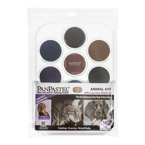 PANPASTEL® Ultra Soft Künstlerpastell-Set, Tierkunst mit Lisa Ann Watkins