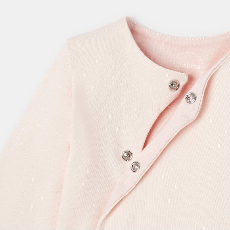 Dors-bien en coton bio matelassé rose naissance Absorba Rose