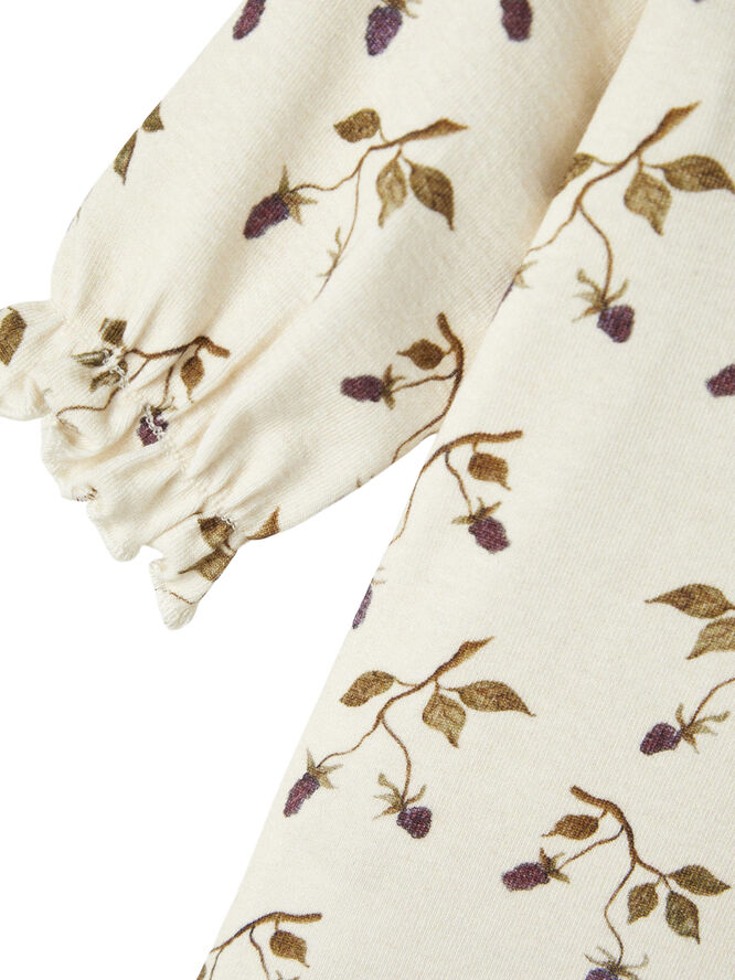 Lil' Atelier NBFGAYA LS SLIM BODY AUG LIL Turtledove/berry