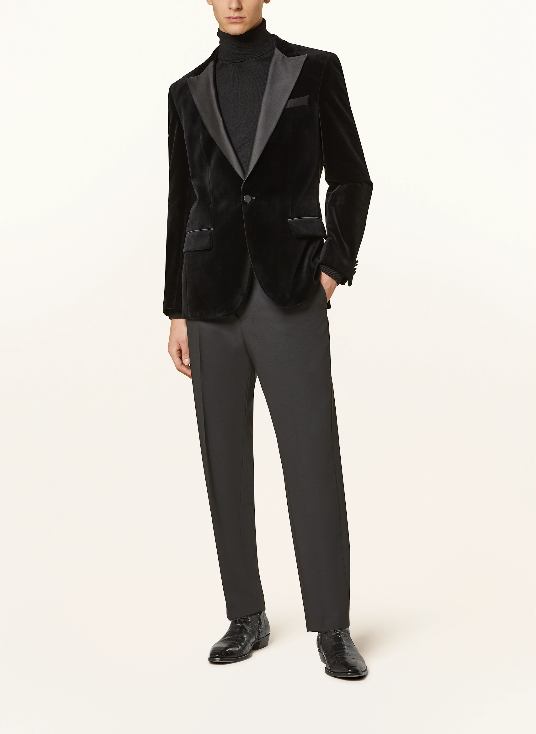 HUGO Smoking-Sakko HENRYY Slim Fit aus Samt