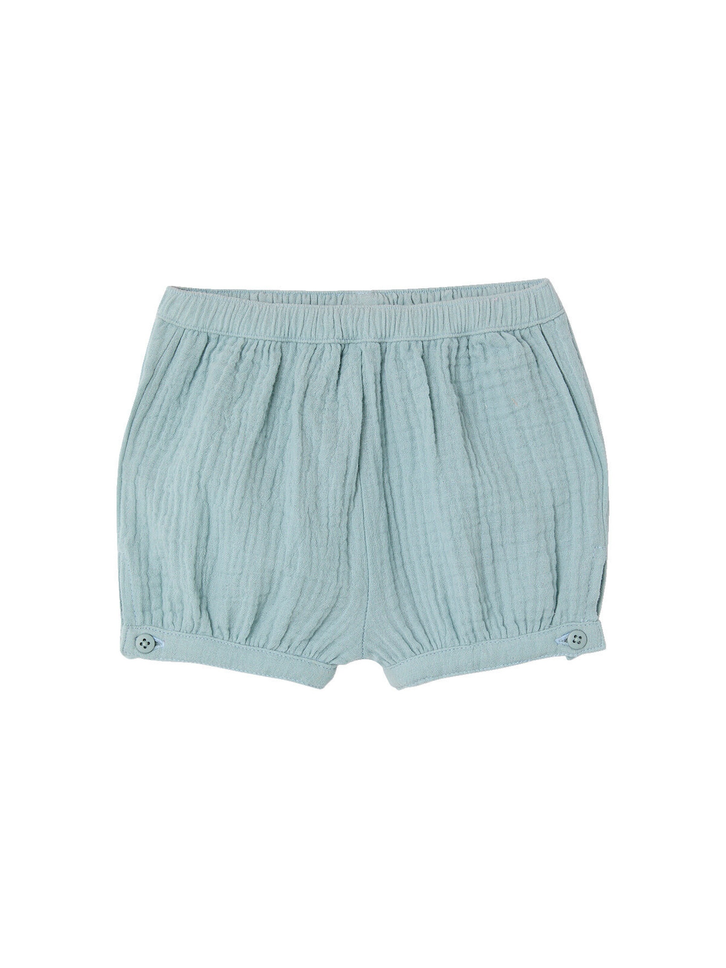 Vertbaudet Mädchen Baby-Set: Bluse, Shorts & Haarband aus Musselin hellrosa